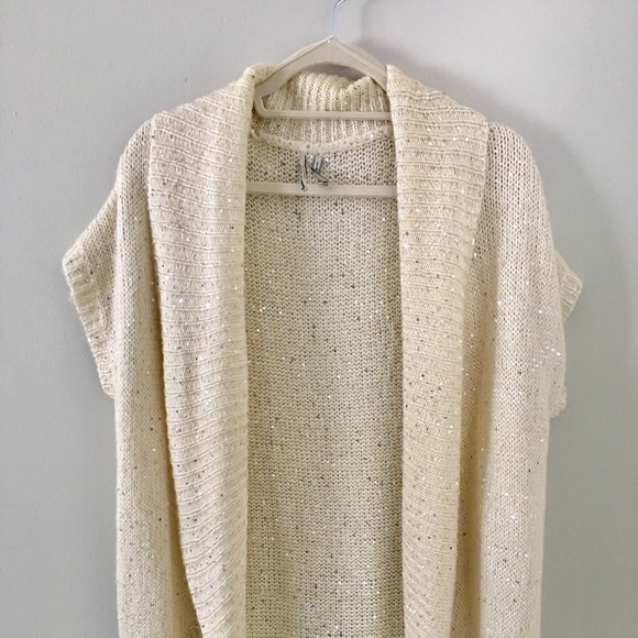 Ivory Sparkle Sweater 🖤SALE🖤 - Picture 2 of 3
